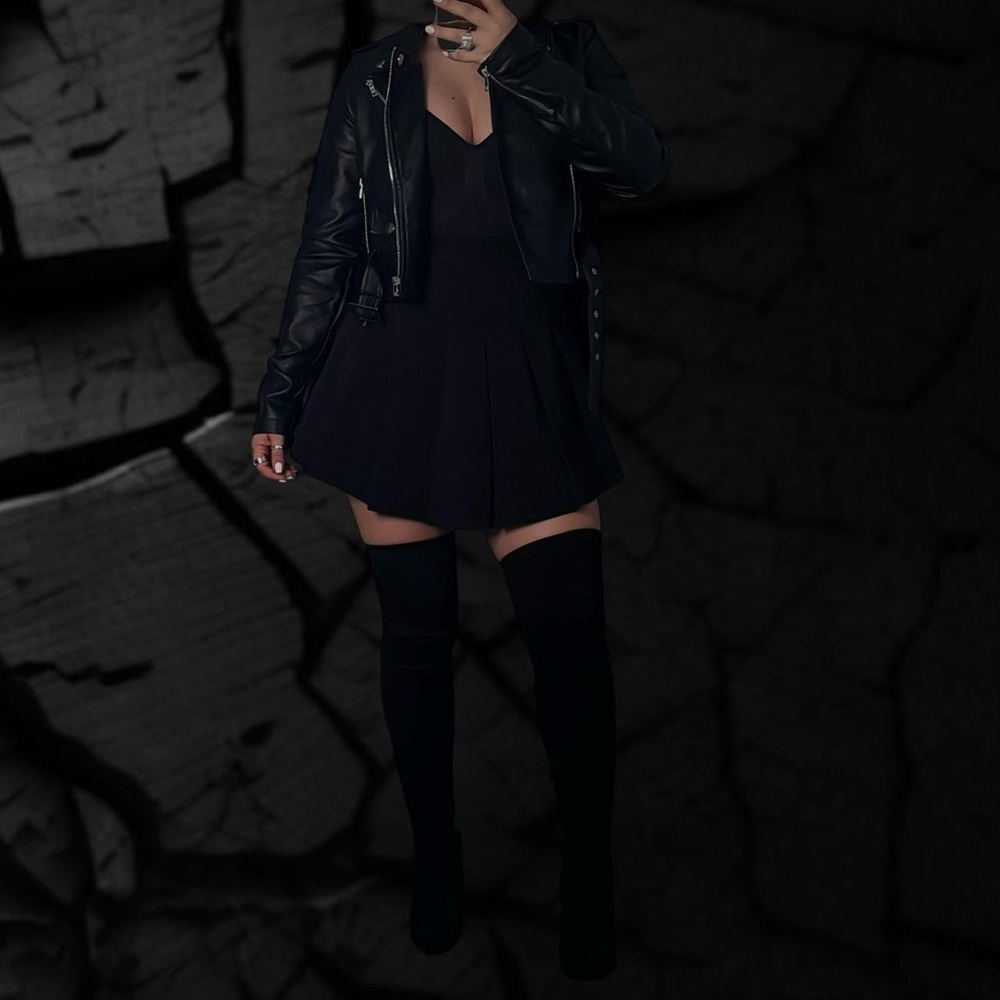 Fashion Nova Black Leather Jacket
